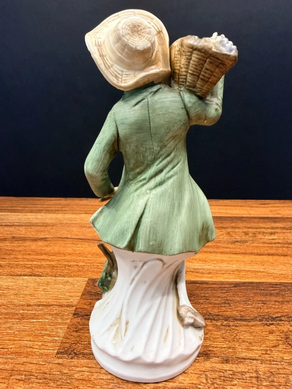 HOMCO Man with Basket of Grapes Figurine
